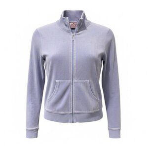 Juicy Couture Splendor Velour Zip Track Jacket Purple Lilac Lavender Y2K Girls M